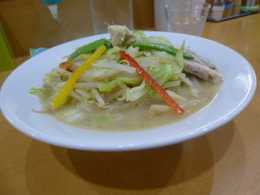 ゴワゴワ極太麺と濃厚スープのタンメン 　麺や遊大